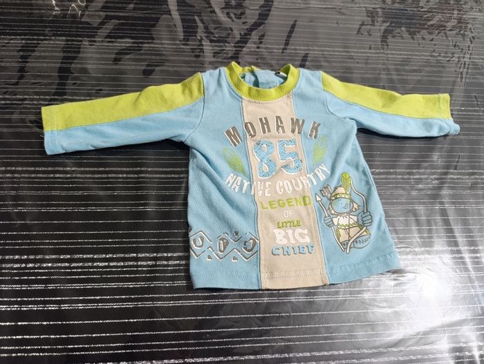 Lot de 2 tee shirt manches longues 3 mois