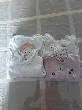 Lot de 4 t-shirts manches longues