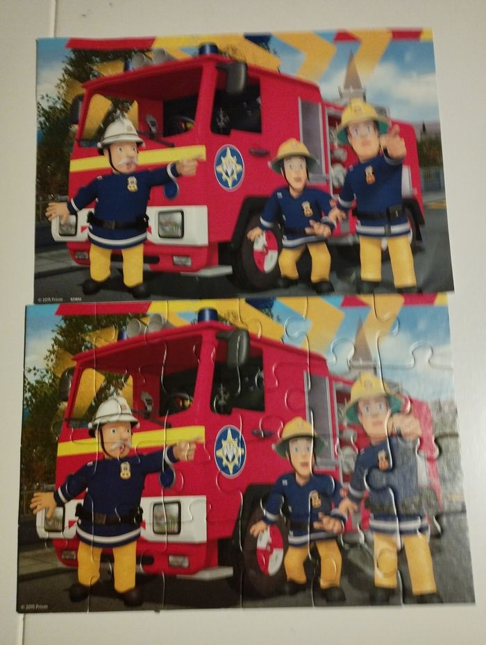 Puzzle Sam le pompier