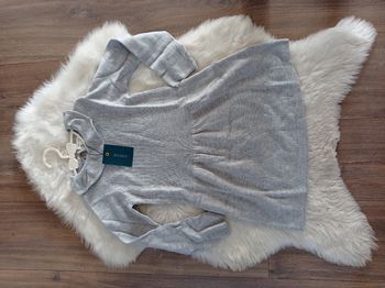 Neuf Gocco robe pull gris 5/6 ans