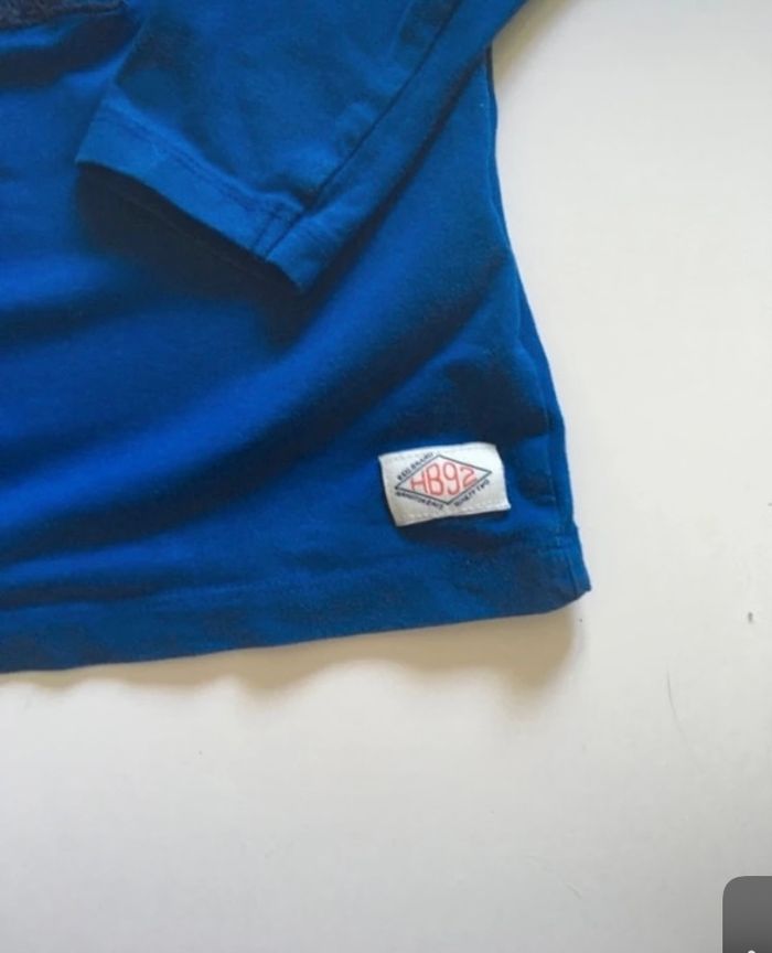 T-shirt / Sous-pull manches longues TRÈS BON ÉTAT garçon taille 7 ans couleur bleu - photo numéro 5
