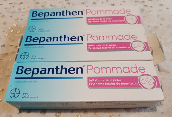 Lot 3 tubes Bepanthen Érythème fessier bébé – Neufs - photo numéro 2