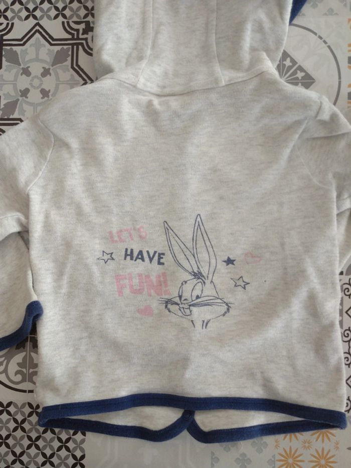 Gilet à pressions Looney Tunes 24 36 mois - photo numéro 2