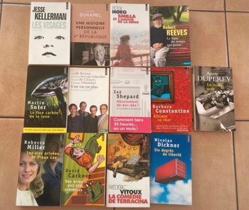 Lot de livres