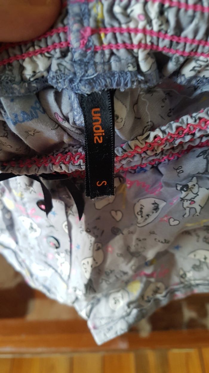 Short pyjama gris - photo numéro 3
