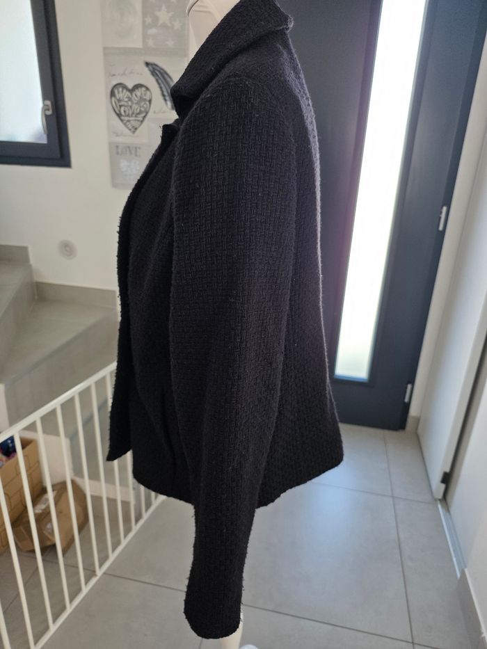 Manteau femme noir taille 44 - photo numéro 3