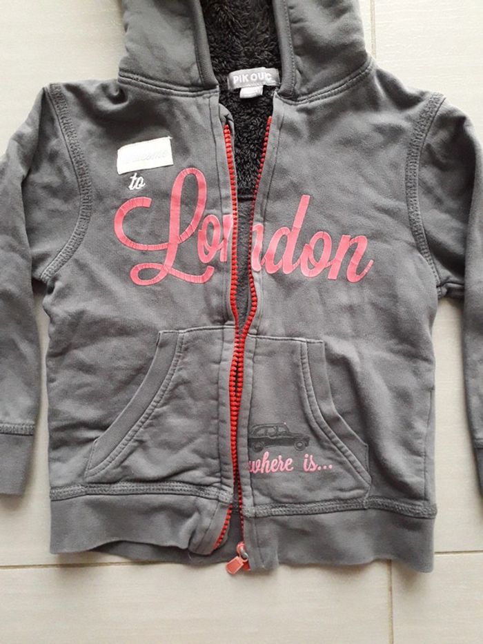 Gilet zippé à capuche 24 mois - photo numéro 2