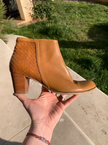 Bottines cuir marron taille 37