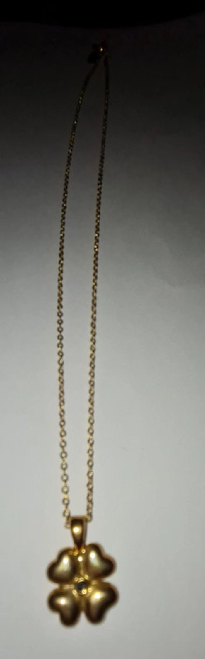 Collier plus pendentif trèfle - photo numéro 6