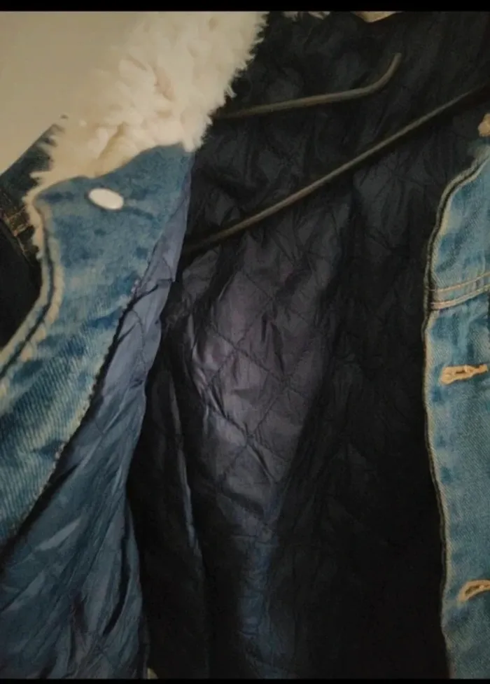 Veste en jean Mango doublée - photo numéro 4