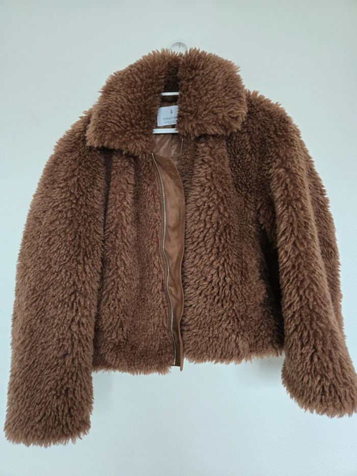 Veste fausse fourrure