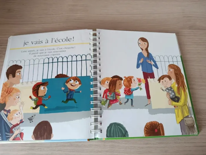 Livre Je vais a l'école - photo numéro 3