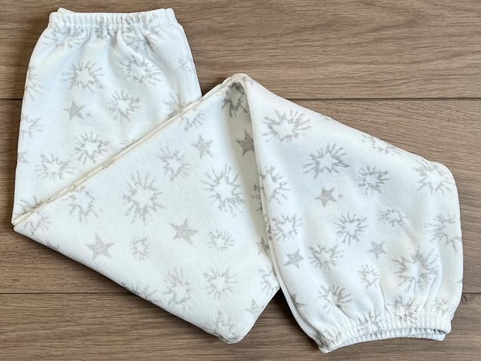 Pyjama chaud en velours scintillant collection Noël Petit bateau T-5 ans - photo numéro 4