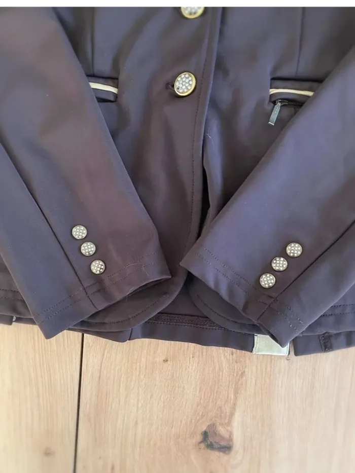 Veste  de  concours Equi-Thème –  Taille 36  –  Très  bon état  – Logo  brodé - photo numéro 3