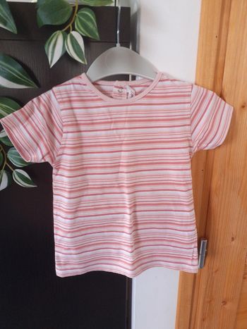 Tee-shirt manches courtes fille 24 mois - Kikanai