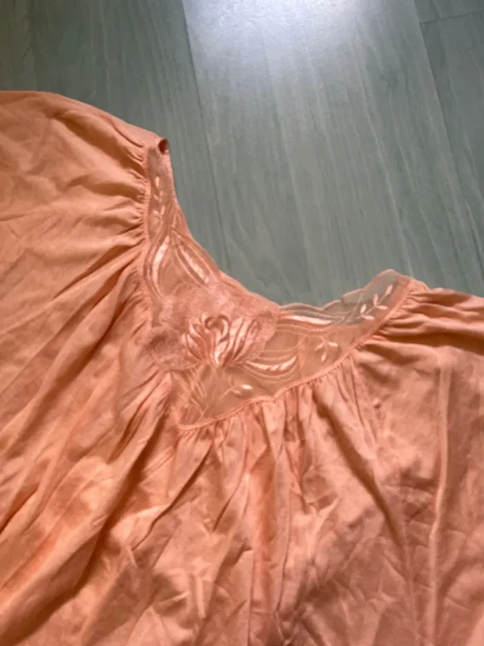 Chemise de nuit abricot - photo numéro 3
