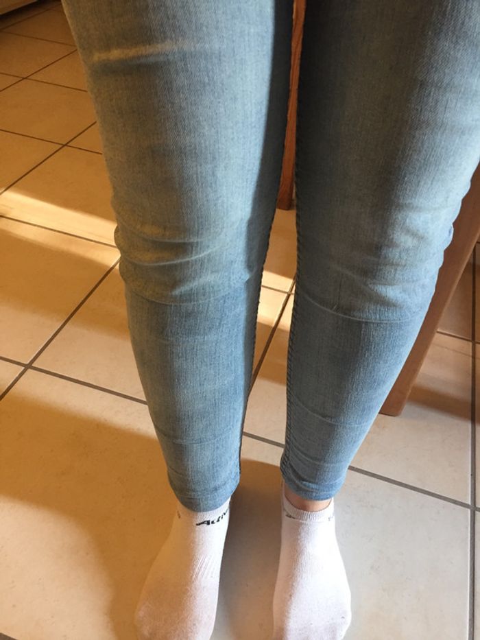 Jeans skinny bleu clair - photo numéro 7