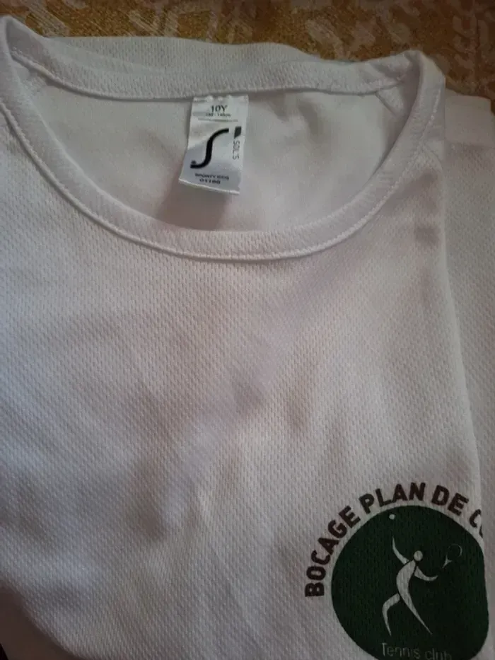 2 Tee-shirts enfant tennis - photo numéro 2