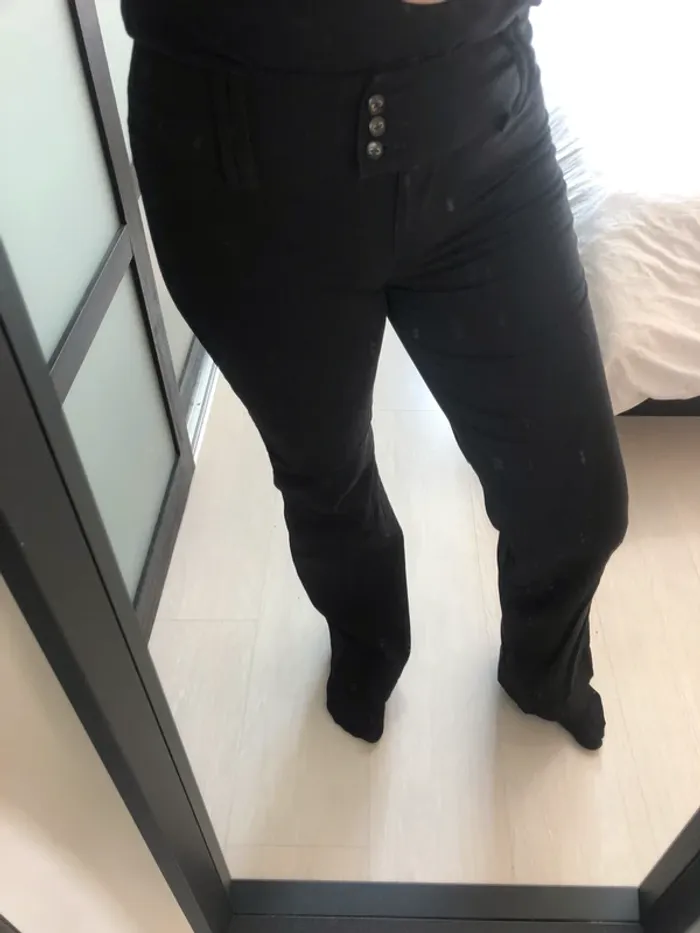 pantalon noir ici et maintenant femme 38
