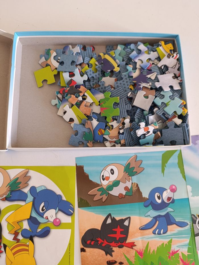 Lot de 2 jeux Pokemon puzzle et jeu quiz + un livre offert - photo numéro 4