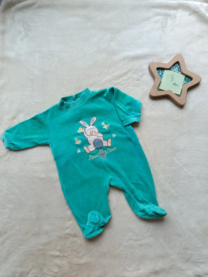 Pyjama velours 3 mois