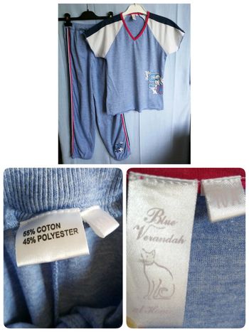 Ensemble sport T. 10ans Blue Verandah