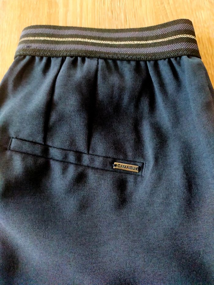 Pantalon camaïeu bleu marine - photo numéro 4
