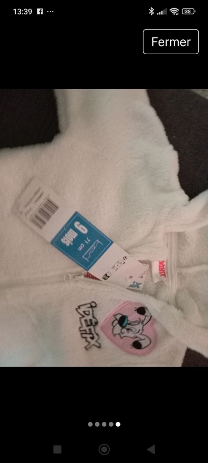 Pyjama grenouillère 9 mois - photo numéro 3