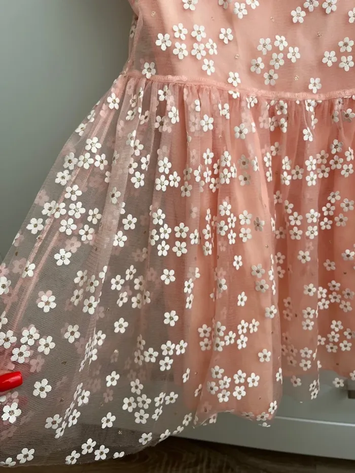 Magnifique robe en tulle rose 🌸🤍5ans Majoral - photo numéro 3
