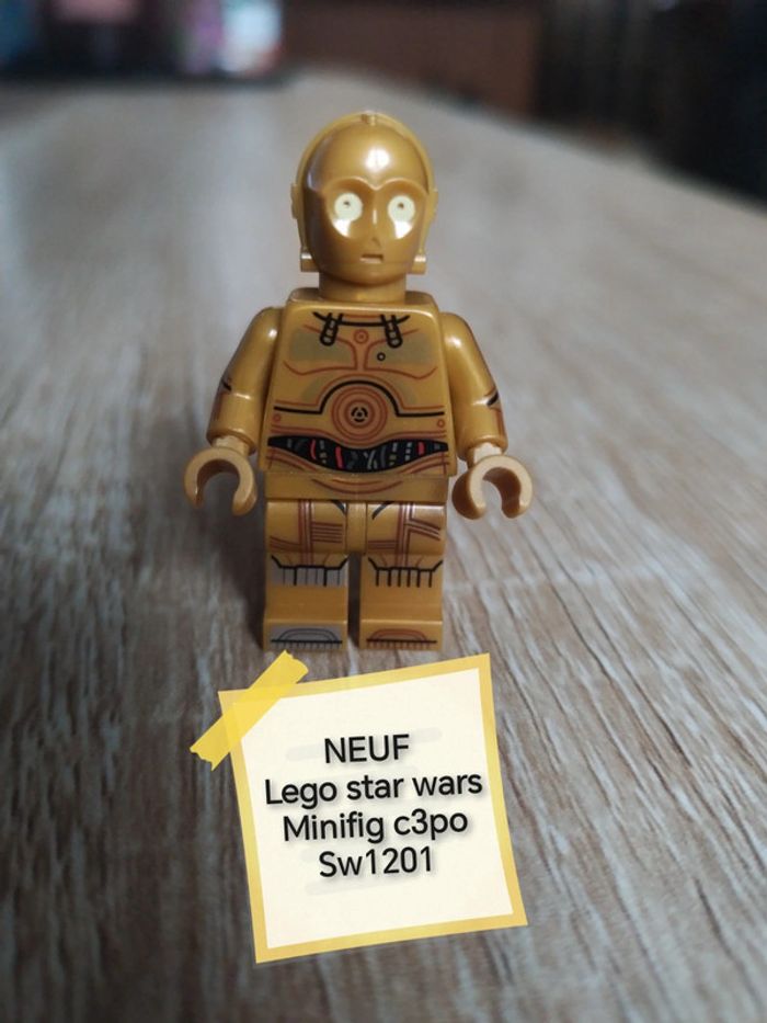 Lego star wars minifig c3po sw1201 neuf