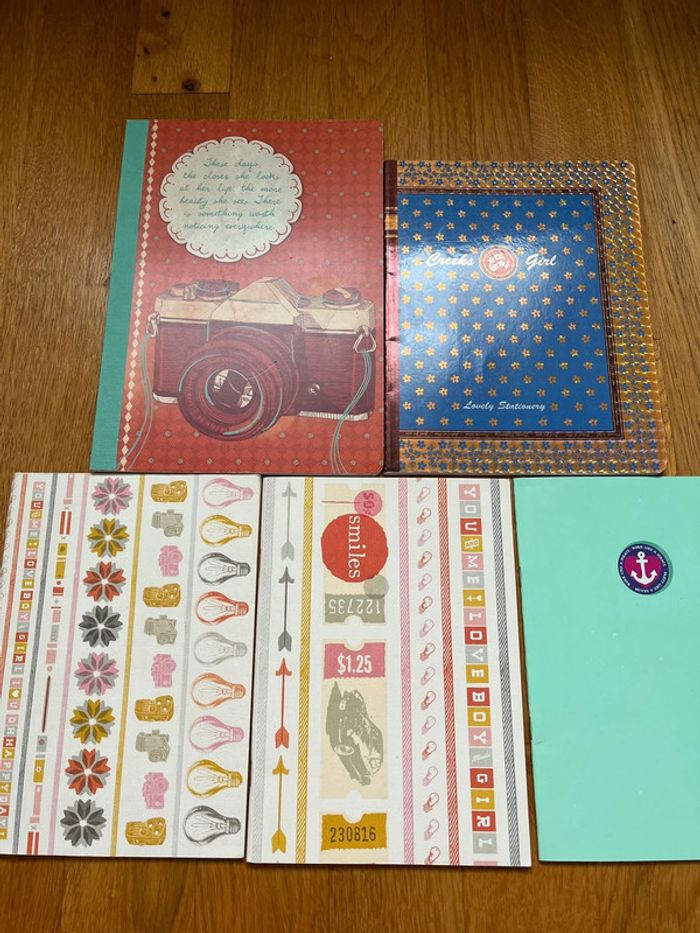 5 carnets