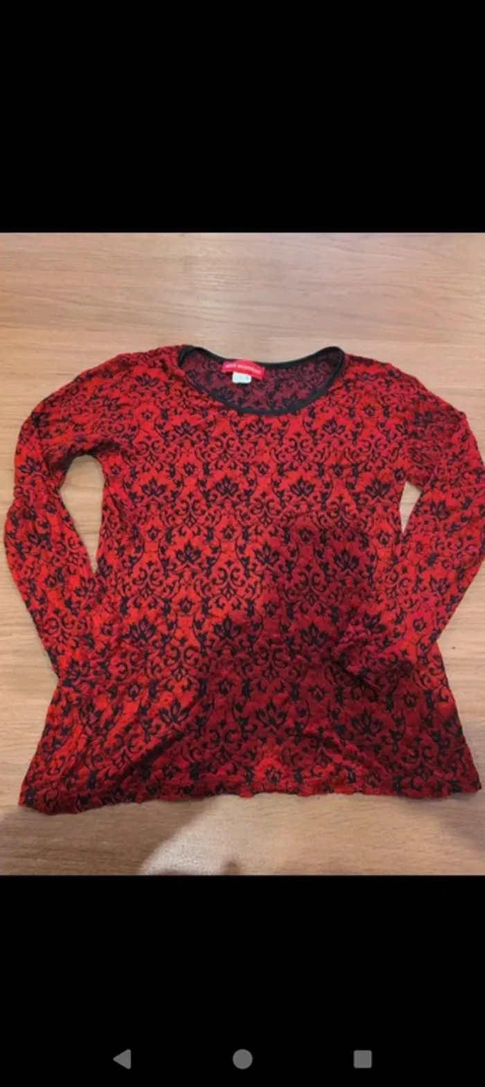 Tee shirt manches longues top femme haut - photo numéro 3
