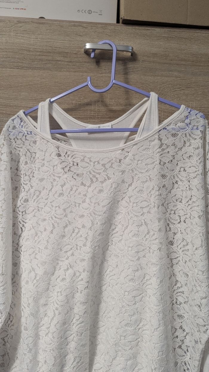 T shirt dentelle - photo numéro 2