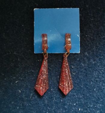 Boucles a pinces à paillettes