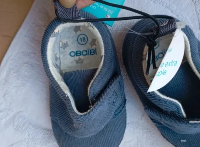 Chaussures souples bébé garçon Okaïdi Obaïbi – Pointure 18 | Neuf avec étiquette - photo numéro 7