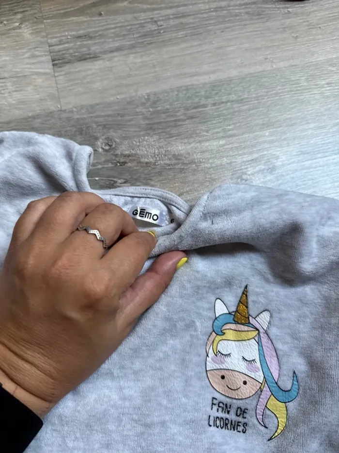 Pyjama hiver fille 6 ans licorne - photo numéro 4