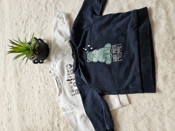 🌟Kiabi - Lot de 2 pulls - Taille 6 mois