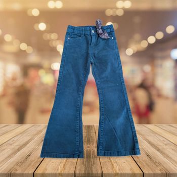 Pantalon Velours Côtelé OKAÏDI Coupe Flare