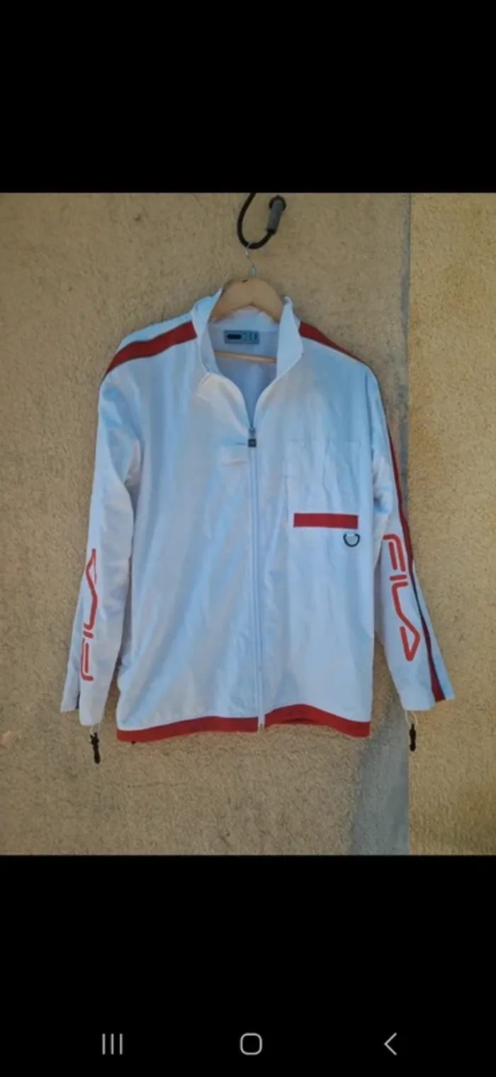 Veste jogging vintage fila taille m bon etat