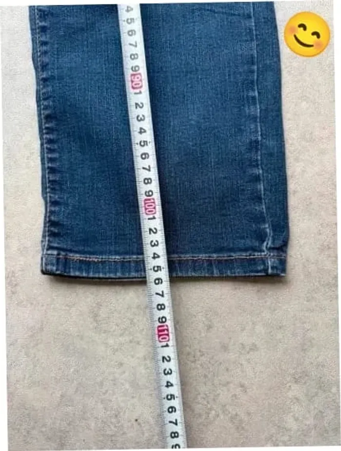 Jeans Levi's 512 W30 FR40 coupe droite bleu Femme Women pan531b - photo numéro 4