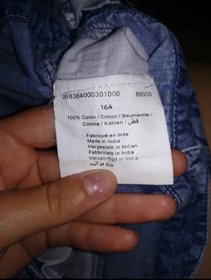 Short bleu, Liberto, taille S, très bon état - photo numéro 3