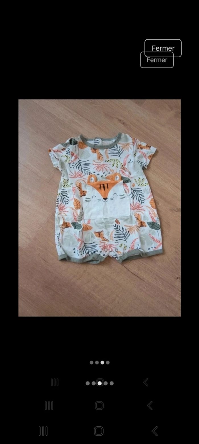 Barboteuse + body - photo numéro 2