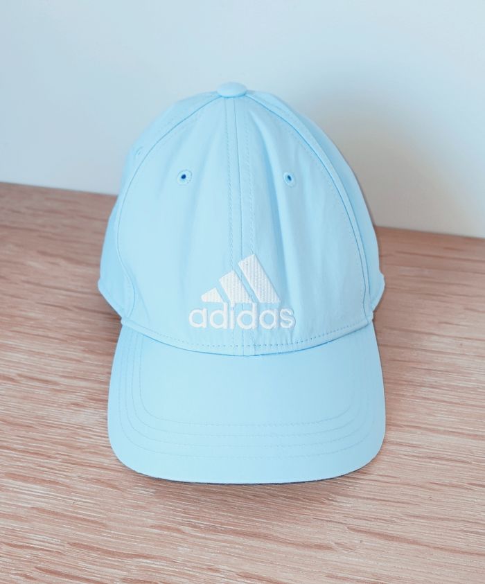 🦎 Casquette enfant - Bleu ciel - Adidas - TU 🦎 - photo numéro 2