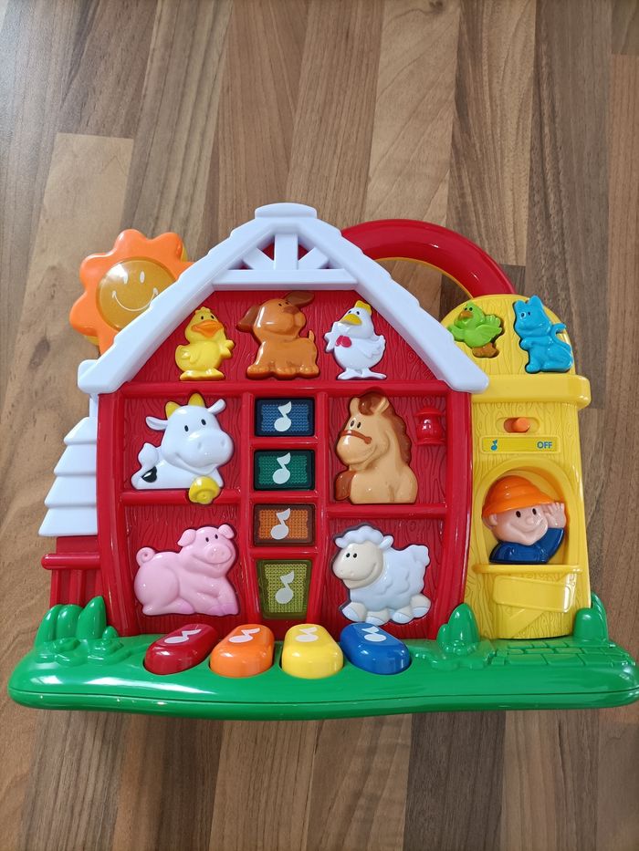 Jouet musical bébé animaux de la ferme