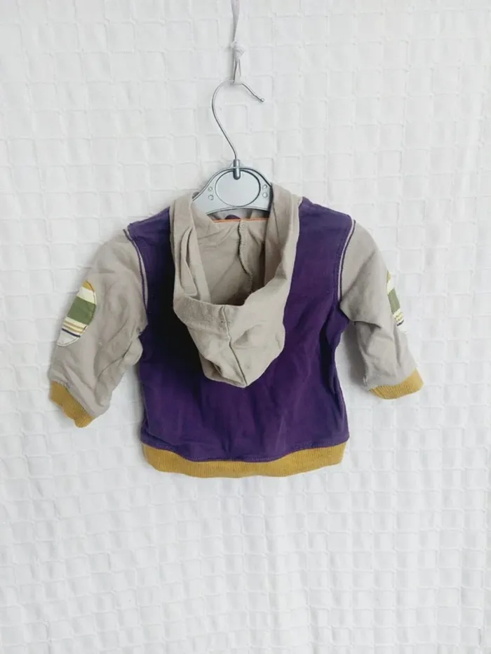 Gilet à capuche La Compagnie des Petits 3 mois - photo numéro 4