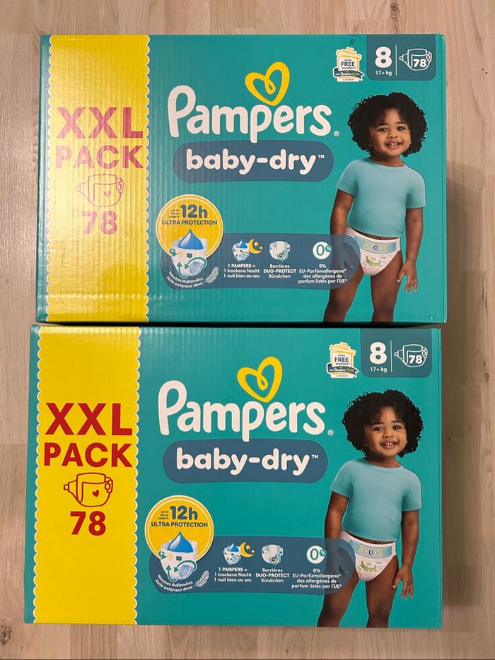 Pampers taille 8