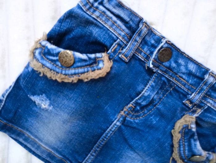 Jupe en jean's Zara 98 cm - photo numéro 2