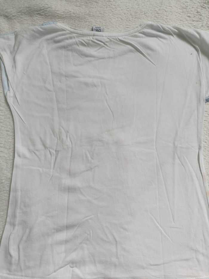 Tee shirt zara blanc 7/8 ans - photo numéro 3