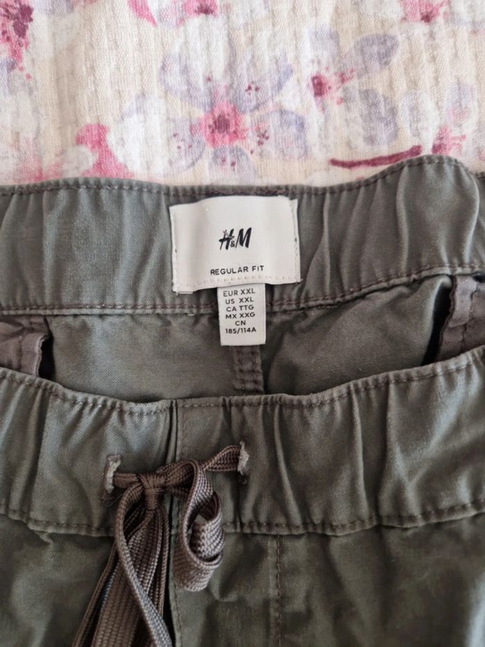 Pantalon cargo jogging kaki taille XXL Très bon état H&M - photo numéro 4