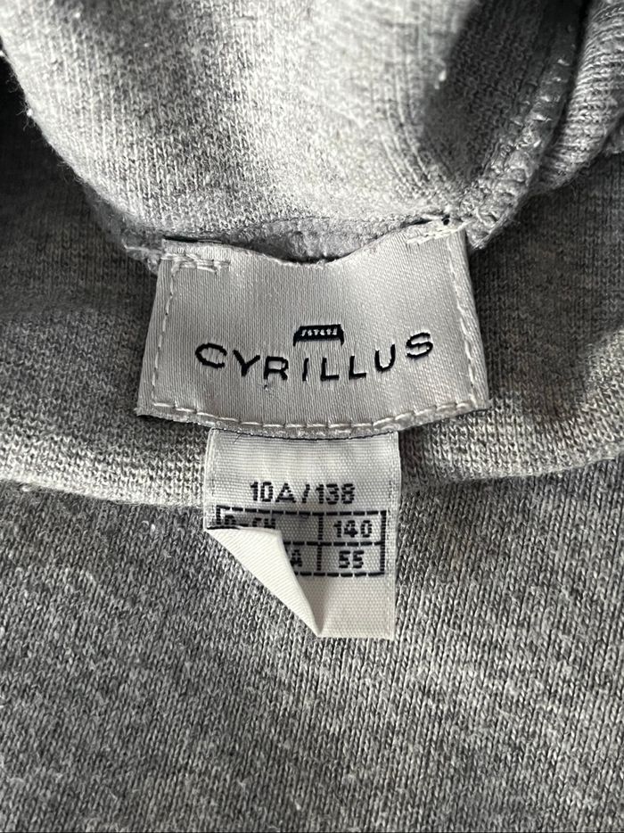 Sous-pull gris Cyrillus 10 ans - photo numéro 3